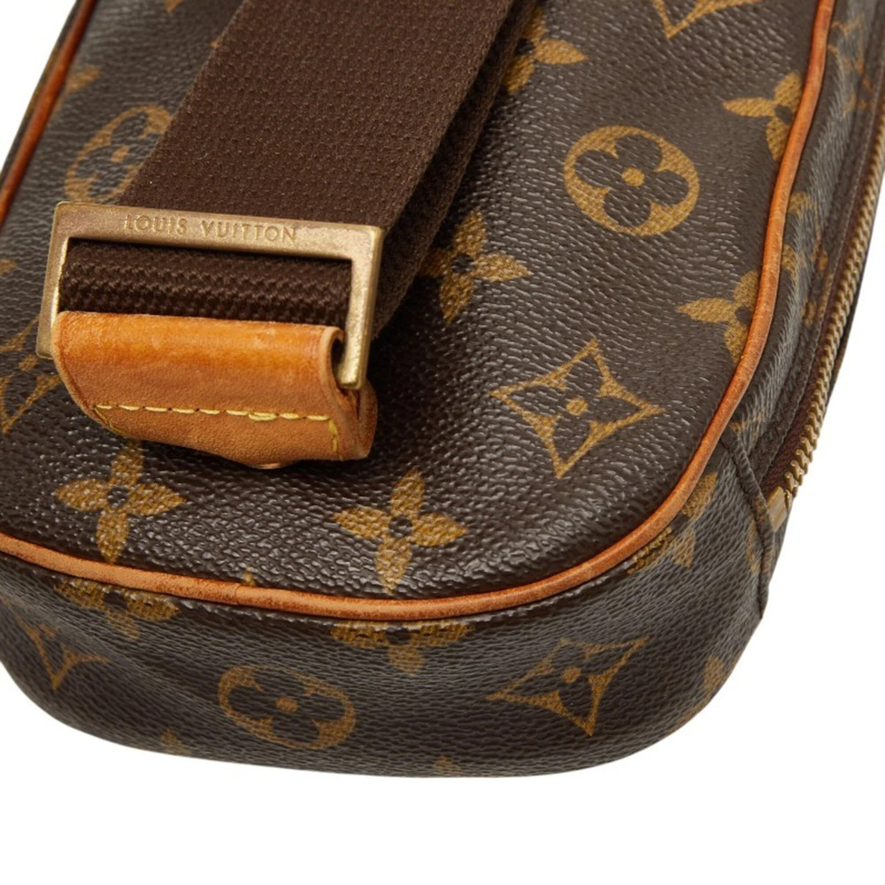 LOUIS VUITTON Brown Monogram Leather Pochette Fanny Pack - Picture 6 of 11